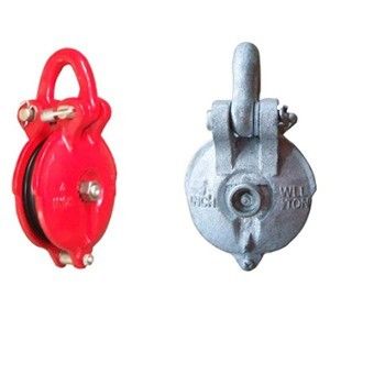 Cable eléctrico de cuerda con bloque de arrebatamiento de forma especial bloque de polea