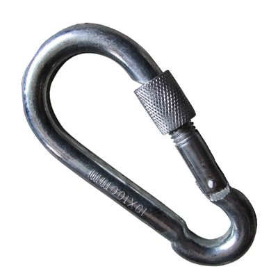 Cinturón de bolsa de zinc, gancho giratorio de metal con tornillo, tamaño personalizado de acero inoxidable