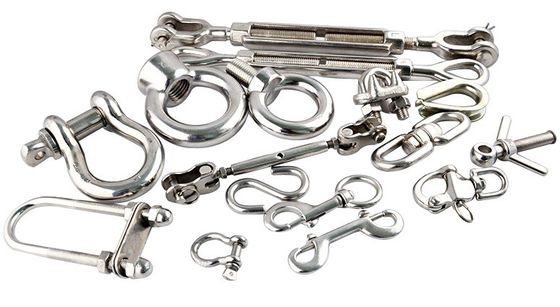 Cinturón de bolsa de zinc, gancho giratorio de metal con tornillo, tamaño personalizado de acero inoxidable