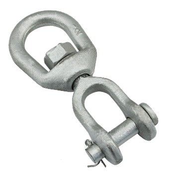 Cuello de la mandíbula Torno de carga de acero al carbono Rigging Hardware Cadena giratoria G-403