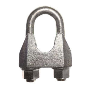 Clampas de cable de alambre DIN 1142 8mm de acero inoxidable de ajuste de clip para las abrazaderas de acabado de zinc