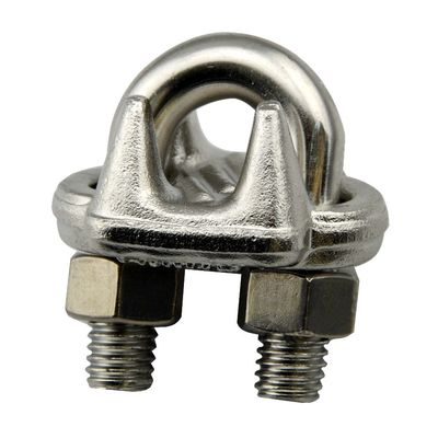 Tratamiento de agua Clip de cable de acero inoxidable con recubrimiento de acabado zincado