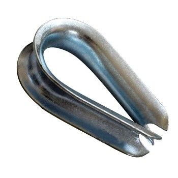 Timbles de cuerda de alambre de acero inoxidable de trabajo pesado DIN6899 para aparejos de tamaño personalizado