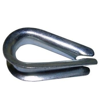 Timbles de cuerda de alambre de acero inoxidable de trabajo pesado DIN6899 para aparejos de tamaño personalizado