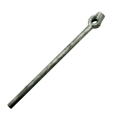 En el caso de los productos de acero forjado, se utilizará una barra de anclaje de tornillo helicoidal.